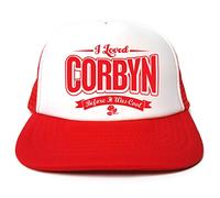 Rocket Fuel 'I Loved Corbyn Before It was Cool' Funny Printed Trucker Cap - Red