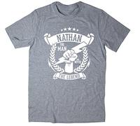 Rocket Fuel 'Nathan - The Man, The Myth, The Legend' Mens Funny Printed T-Shirt