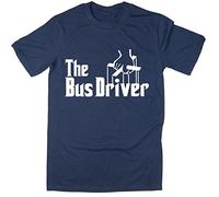 Rocket Fuel The Bus Driver' Mens Funny Printed T-Shirt - Navy - XL
