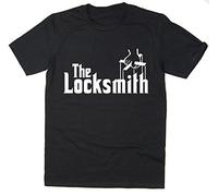 Rocket Fuel 'The Locksmith' Mens Funny Printed T-Shirt - Black - XL