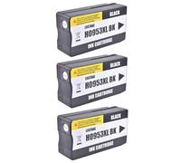 Rocket Inks 3x 953XL Black Compatible Ink Cartridges For HP OfficeJet Pro 8719 Printer