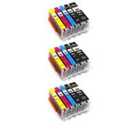 Rocket Inks 3x Sets of 5 PGI580XXL CLI581XXL Compatible Ink Cartridges for Canon PIXMA TS9551C Printer