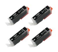 Rocket Inks 4x PGI530 Black Compatible Ink Cartridges for Canon PIXMA TS8750 Printers