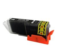 Rocket Inks CLI571XL Black Compatible Ink Cartridge With Ink Levels for Canon PIXMA MG7750 MG7751 MG7752 MG7753 MG6850 MG6851 MG6852 MG6853 MG5750 MG5751 MG5752 MG5753 Printers