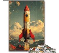 Rocket Launch 2000 Piece Jigsaw Puzzle for Adults Teens, Art Interesting Stress Reduction Wishlist with Santa Claus for Age 14 (70x100cm)