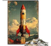 Rocket Launch Jigsaw Puzzles for Adults 1000 Piece, Educational Stress Relief Toy for Is Ideal As A Gift for The Whole Family (50x75cm)
