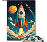 Rocket Launch Jigsaw Puzzles for Adults 1000 Piece Puzzle, Family Entertainment Toys Is Ideal As A Gift for The Whole Family (26x38cm)