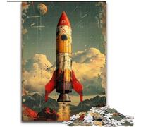 Rocket Launch Jigsaws Puzzles 1000 Pieces for Adults Gifts, for 14+ Train Your Brain And Your Hands Christmas Game Gifts (26x38cm)