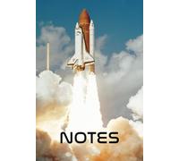 Rocket Launch Notebook: Space themed, Notepad, Nasa, Composition Notebook, College Ruled, 6X9, Paperback, 150 pages.