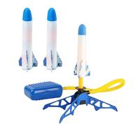 Rocket Launcher For Kids - 9.06 Inch 7Pcs | Rocket Toy Launcher | Pedal Toy | LED Light Rockets | Kids Activity Launchers For Outdoor Fun, Physical Exercise & Motor Skill Development Use