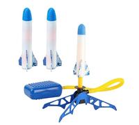 Rocket Launcher For Kids - LED Flashing Sky Rocket Toy, High Launch Up To 100 Feet, Safe Outdoor Play Equipment, Durable Fun Activity Set | For Boys Girls Age 3 Plus Educational Learning
