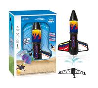 Rocket Launcher, Parachute Rocket, Stem Toy, High-Flying Design, Parent-Child Interaction Game, Perfect for Kids Outdoor Rockets Play and School Activities, 24cm ABS