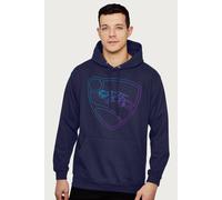 Rocket League Glowing Shield Logo Hooded Sweatshirt in Navy | Size: Small Rocket League Navy S