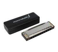 Rocket Music 10 Hole Blues Harmonica - in D Major