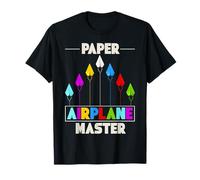 Rocket Paper Airplane Master Kids Paper Aircraft T-Shirt