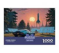 Rocket Puzzles for Adults 1000 Piece PuzzlesSpace Universe for Adults Educational Challenge Fun Activity for Home Beautiful Decoration Puzzle100% Recvcled Cardboard70x50cm/1000pcs