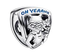 (Rocket Raccoon groot emblem bead) 925 Sterling silver charm fits in pandora bracelet