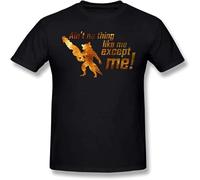 Rocket Raccoon T Shirt Ain T No Thing Like Me T-Shirt Print 100 Percent Cotton Tee Shirt Mens Beach Short Sleeves Fun Tshirt(X-Large)
