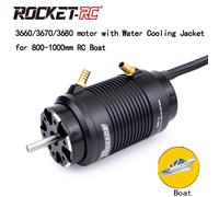 Rocket RC 3660 3670 3680 3250KV 2600KV 880KV 1100KV 4300KV Brushless Motor for M41 Catamaran Spartan 800mm-1000mm RC Boat 3680 1100KV 36L