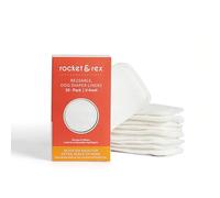 rocket & rex Premium Reusable Leakproof Dog Diapers and Diaper Liners | Washable Female Dog Diapers with Snaps for Customized Fit and Liner Pocket (XS Reusable Diaper Liners (10ct))