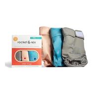 rocket & rex Premium Reusable Leakproof Dog Diapers and Diaper Liners | Washable Female Dog Diapers with Snaps for Customized Fit and Liner Pocket (XL Reusable Diapers 3ct)