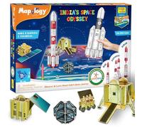 Rocket Satellite Model Making1 Piece Sets Astronaut Space Educational Blocks3D Building Set,Multicolor