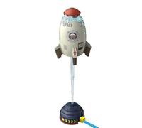 Rocket Sprinkler Toy - Water Splash Station, Impactt Resistant Material, Space Theme Stable Base Connector | Interactive Outdoor Physics Toy for Party Favors Summer Camp Fun for Boys Girls