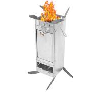 Rocket Stove, Heavy Duty Rustproof Burner with Carry Handle | Wood Burning Oven with Handle - for Cooking Home Kitchen Home Garden Yard Barbecue Camping Fishing Picnic Family