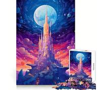 Rocket Towers Colorful Jigsaw Puzzles 1000 Pieces for Adults Memory Gain Anxiety Relief Design Assembly Artistic Gift (50x75cm)