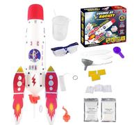 Rocket Toy | Educational Toys Space Rocket - STEM Scientific Kit Interactive Learning Activities Kindergarten Motor Skills Fine Exploration Boys Girls