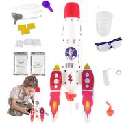 Rocket Toy | Rocket Science Experiment Kit Toy - Interactive Building Sets STEM Kits Preschool Learning Activities Science Games for Boys and Girls