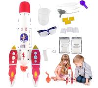 Rocket Toy,Spaceship Educational Toys For Kids | Science Set Interactive Learning for Toddlers Boys Girls Development Fine Motor Skills Discover