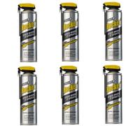 Rocket TT Super Tube Lubricant Spray 450ml 6 Pack| Rust Remover & Anti-Corrosion Maintenance Spra for Seized Bolts,Tools, Bikes & Garden Equipment|Water-Resistant Protective Coating