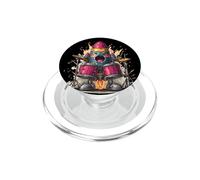 Rocket with Cool Drums for Firework and Drumming Lovers PopSockets PopGrip for MagSafe