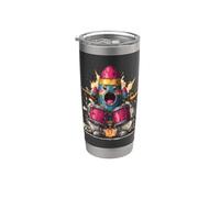 Rocket with Cool Drums for Firework and Drumming Lovers Stainless Steel Insulated Tumbler