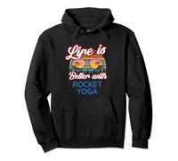 Rocket Yoga Instructor / Life is Better With Rocket Yoga! Pullover Hoodie