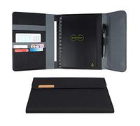 Rocketbook Capsule 2.0 Folio Cover for Core and Fusion | 100% recyclable, with pen holder, magnetic closure and internal storage compartment | black, Executive A5 size 15.2 cm x 22.3 cm, 1 piece