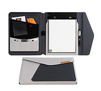 Rocketbook Capsule Cover for Orbit Letter - 100% Recyclable Cover with Pen Holder, Magnetic Clasp & Inner Storage - Gray