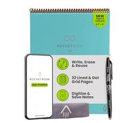 Rocketbook Flip Reusable Smart Notepad, Letter Size 8.5x11, Teal