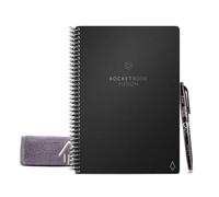 Rocketbook Fusion Executive A5 Reusable Smart Notebook 42 Multi-Format Style Pages Black 515902