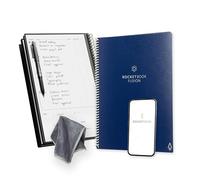 Rocketbook Fusion Reusable Digital Notebook - Smart Notepad A4 Blue, 7 Styles, To Do List, Daily Journal, Weekly & Monthly Planner with Frixion Erasable Pen, Office Gadget Reduces Paper Waste