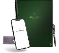 Rocketbook Fusion Reusable Digital Notebook - Smart Notepad A4 Green, 7 Styles, To Do List, Daily Journal, Weekly & Monthly Planner, with Frixion Erasable Pen, Office Gadget Reduces Paper Waste
