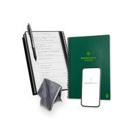 ROCKETBOOK Fusion Reusable Digital Notebook - Smart Notepad A5 Green, 7 Styles, To Do List, Daily Journal, Weekly & Monthly Planner, with Frixion Erasable Pen, Office Gadget Reduces Paper Waste