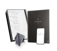 Rocketbook Fusion Reusable Undated Productivity Planner 21cm x 29.7cm Black - Goals, Monthly and Weekly Calendar, Daily To Do List, Lined and Dotted Pages