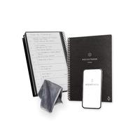 Rocketbook Fusion Reusable Undated Productivity Planner 6" x 8.8" Black - Goals, Monthly & Weekly Calendar, Daily To Do List, Lined and Dotted Pages