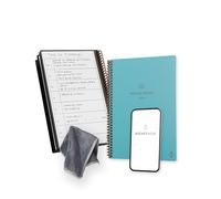 Rocketbook Fusion Reusable Undated Productivity Planner, Executive Size 15 cm x 22.4 cm, Teal - Goals, Monthly and Weekly Calendar, Daily To-Do List, Lined and Dotted Notes Pages