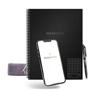 Rocketbook Matrix Digital Notebook Graph Paper Pages - Reusable Notepad - 21.6 x 27.9 cm - Rewritable with Pilot Frixion Pen and Microfibre Cloth