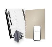 Rocketbook Planner & Notebook, Fusion : Reusable Smart Planner & Notebook | Improve Productivity with Digitally Connected Notebook Planner | Dotted, 8.5" x 11", 42 Pg, Celestial Sand