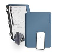 Rocketbook PRO 2.0 Reusable Digital Notebook - Smart Notepad A4 Blue, Wirebound Note Book To Do List Pad, Dotted and Lined Paper with Frixion Erasable Pen and Wipe, Office Gadget with Rocketbook App