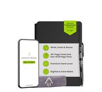 Rocketbook Reusable Notebook Pro 2.0 - A5 7x9 Black, 20 Pgs (Dotted & Lined), with Pilot Frixion Pen